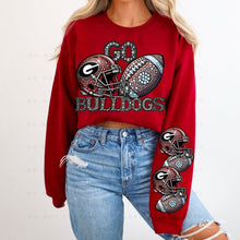 Load image into Gallery viewer, Rhinestone Football Dog Team 2 - DTF Transfer
