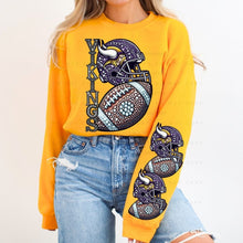 Load image into Gallery viewer, Rhinestone Football Norse Team 1 - DTF Transfer
