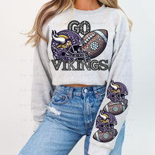 Load image into Gallery viewer, Rhinestone Football Norse Team 2 - DTF Transfer
