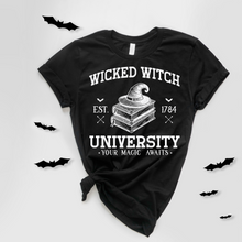 Load image into Gallery viewer, White Wicked Witch University- DTF Transfer
