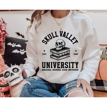 Load image into Gallery viewer, Black Skull Valley University- DTF Transfer
