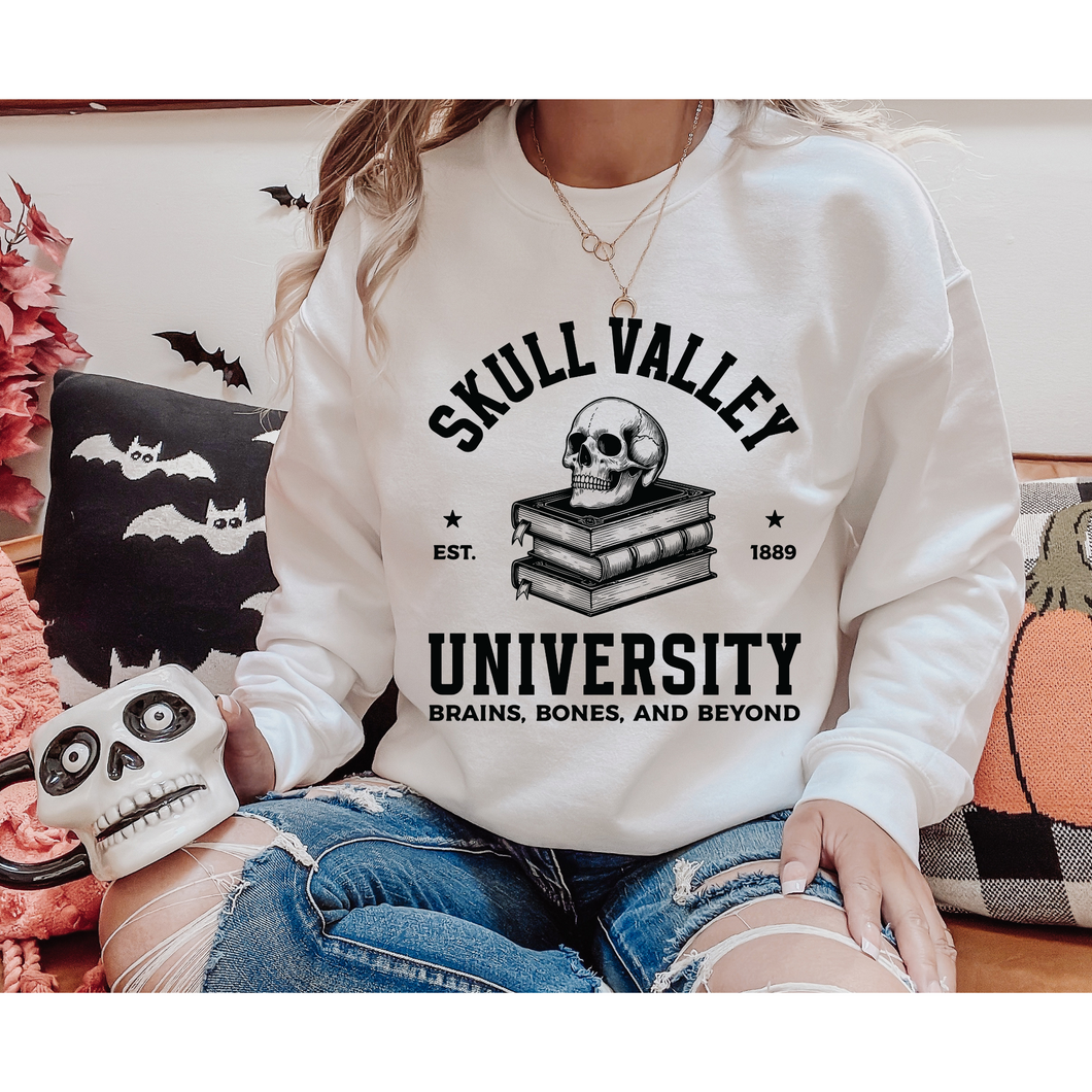 Black Skull Valley University- DTF Transfer