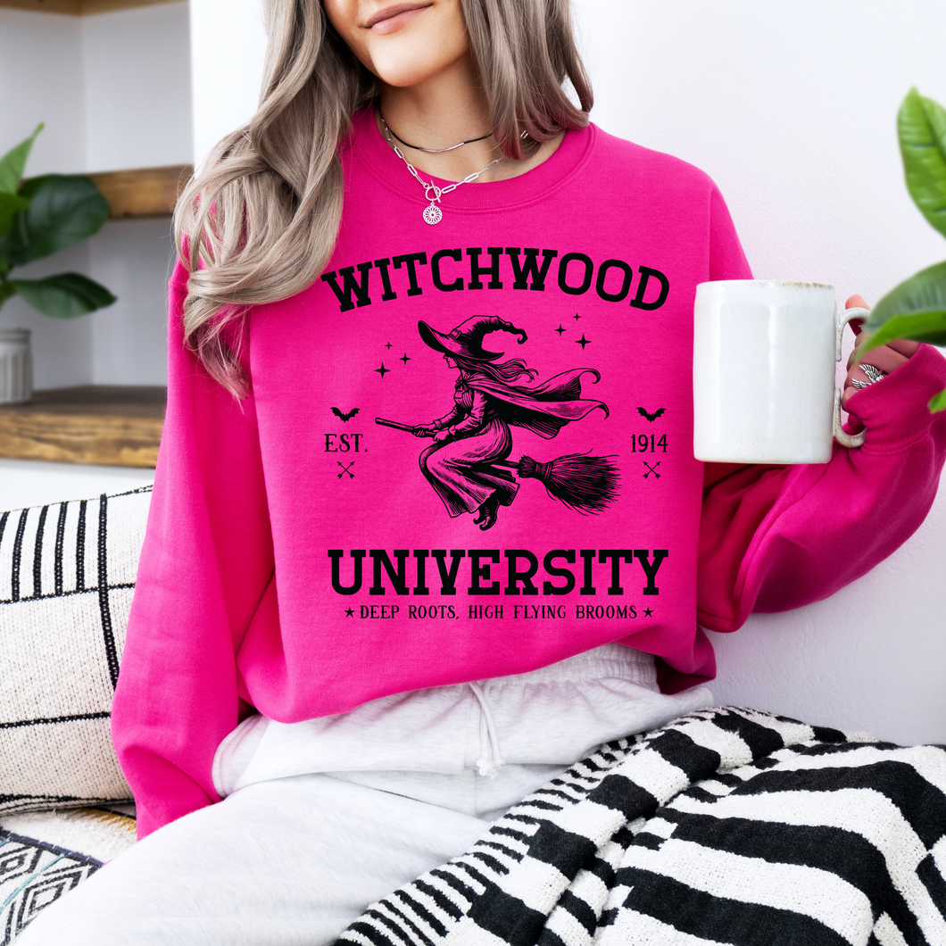 Black Witchwood University- DTF Transfer