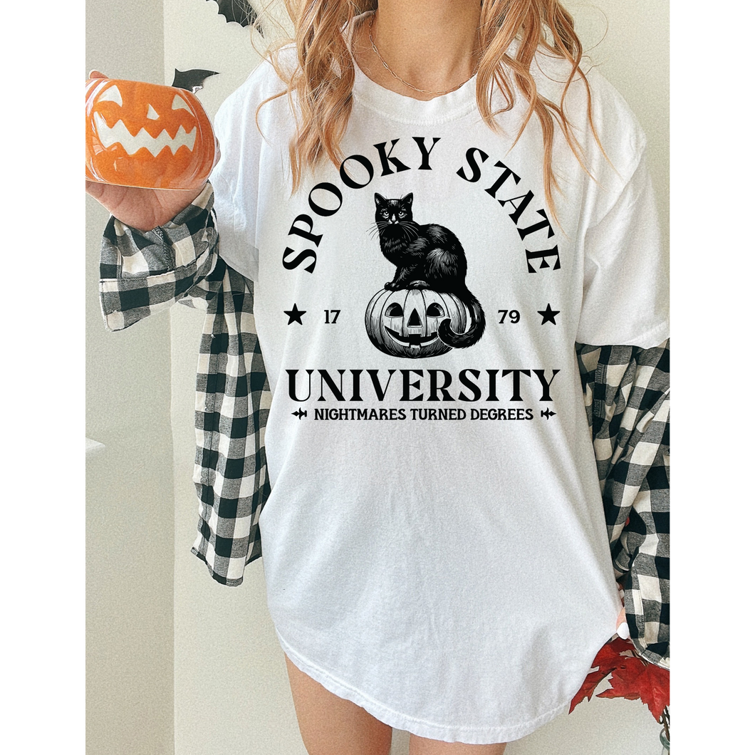 Black Spooky State University- DTF Transfer