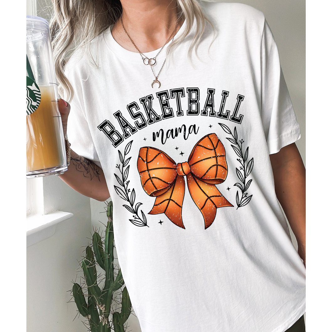 Distressed Basketball Mama Coquette- DTF Transfer