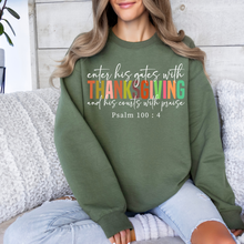 Load image into Gallery viewer, White Psalm 100:4- DTF Transfer
