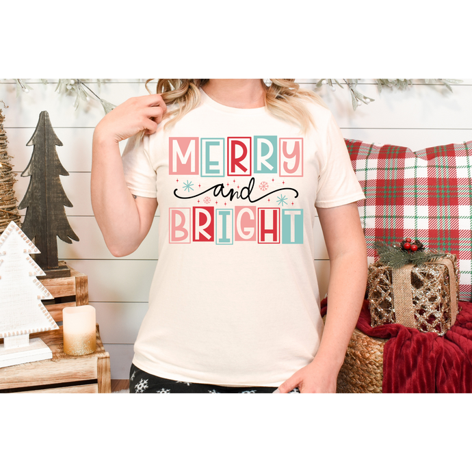 Merry & Bright- DTF Transfer