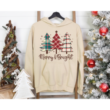 Load image into Gallery viewer, Plaid Merry &amp; Bright Trees- DTF Transfer
