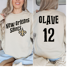 Load image into Gallery viewer, Front and Back Saint Team DTF Transfer
