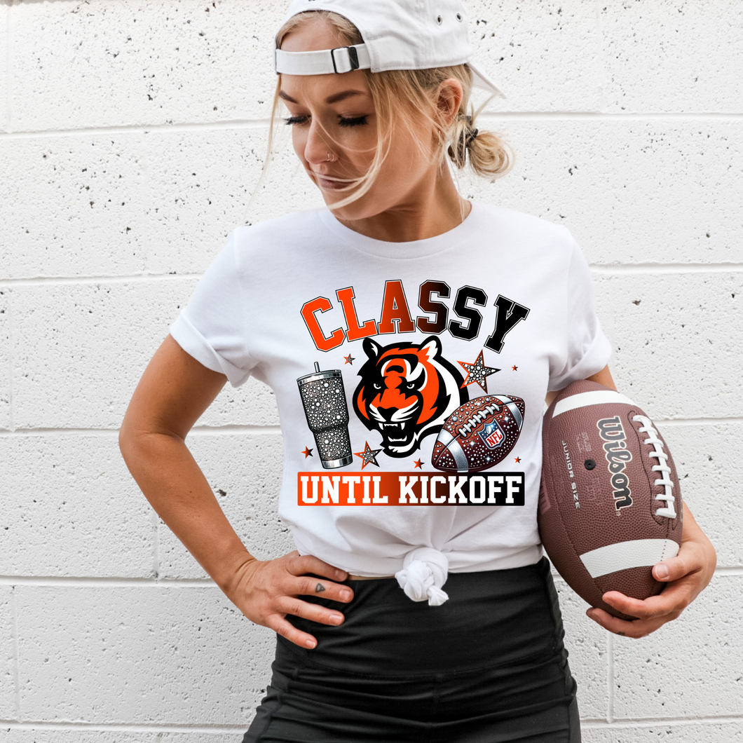 Classy Until Kickoff Big Cat Team - DTF Transfer