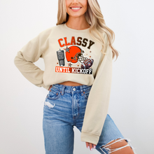 Load image into Gallery viewer, Classy Until Kickoff Dog Team - DTF Transfer
