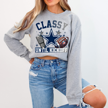 Load image into Gallery viewer, Classy Until Kickoff Star Team - DTF Transfer
