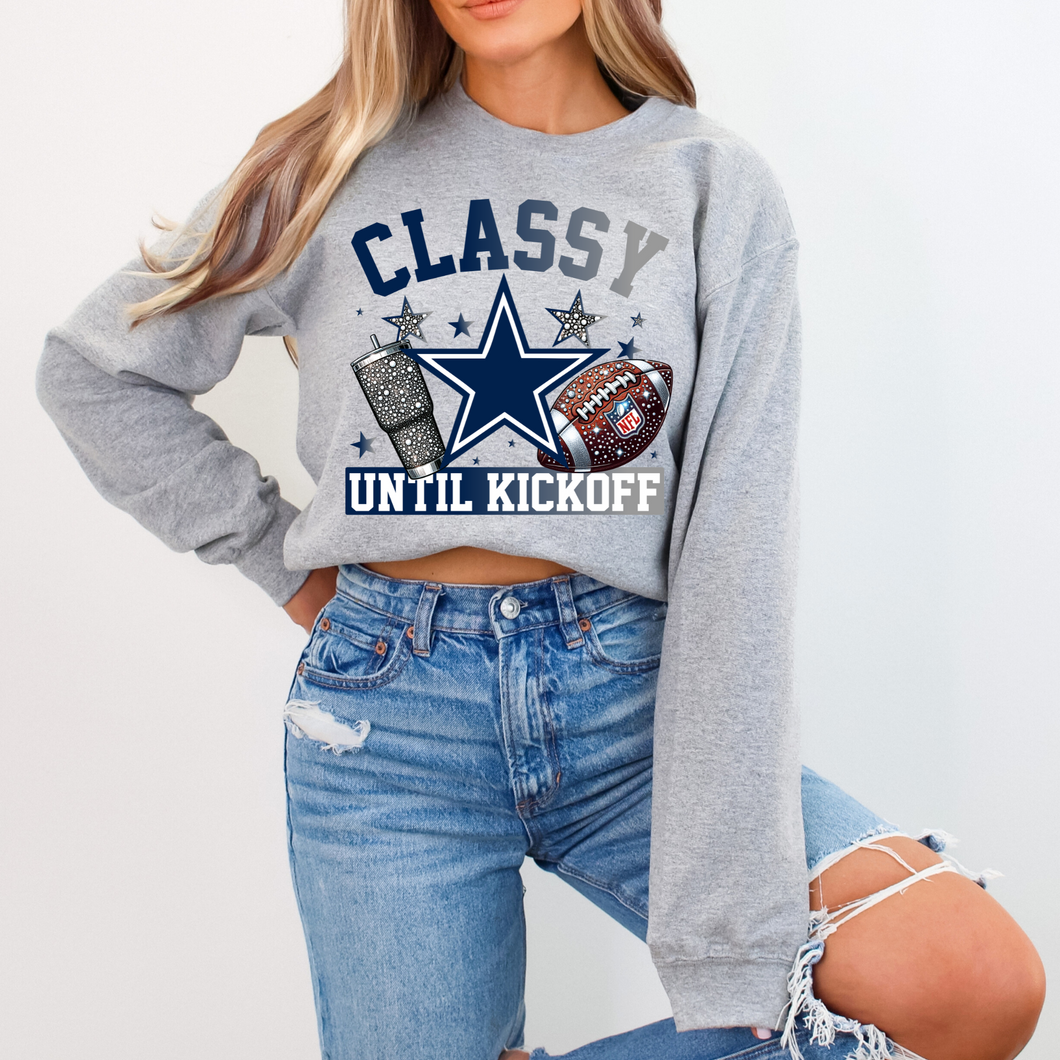 Classy Until Kickoff Star Team - DTF Transfer