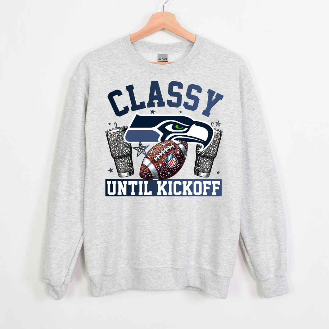 Classy Until Kickoff Sea Bird Team - DTF Transfer