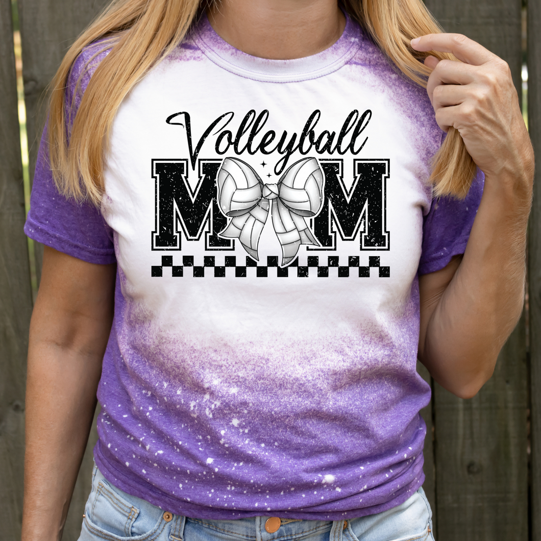 Distressed Volleyball Mom- DTF Transfer