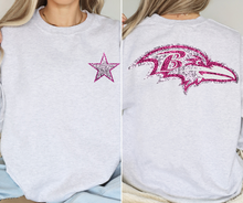Load image into Gallery viewer, Pink Faux Sequin Bird Team- DTF Transfer

