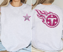 Load image into Gallery viewer, Pink Faux Sequin Greek Parents Team- DTF Transfer
