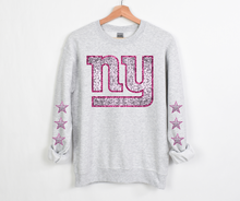 Load image into Gallery viewer, Pink Faux Sequin Giant Team- DTF Transfer

