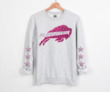 Load image into Gallery viewer, Pink Faux Sequin Buffalo Team- DTF Transfer
