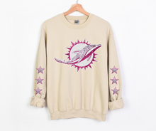 Load image into Gallery viewer, Pink Faux Sequin Sea Human Team- DTF Transfer
