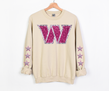 Load image into Gallery viewer, Pink Faux Sequin Command Team- DTF Transfer
