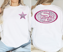Load image into Gallery viewer, Pink Faux Four Nine Team- DTF Transfer

