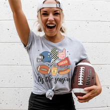 Load image into Gallery viewer, Distressed Tis the Season Football Collage – DTF Transfer
