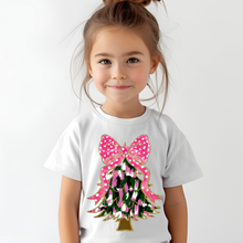 Load image into Gallery viewer, Pink Polka Dot Bow Tree- DTF Transfer

