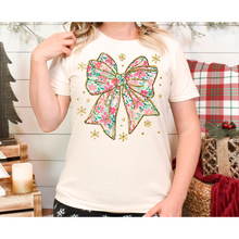 Load image into Gallery viewer, Floral Bow- DTF Transfer
