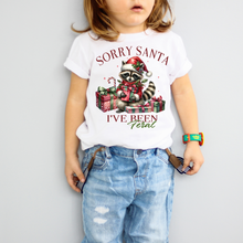 Load image into Gallery viewer, Sorry Santa I've Been Feral- DTF Transfer
