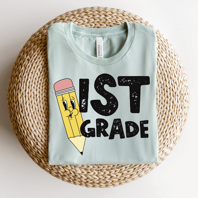 PENCIL 1ST GRADE  - DTF Transfer