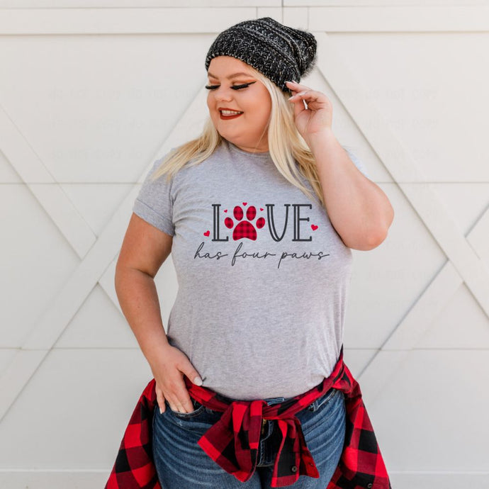 Love Has Four Paws - DTF Transfer