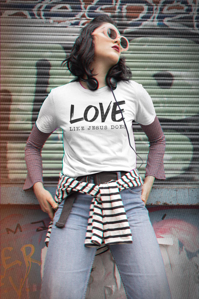 Love Like Jesus Does - DTF Transfer
