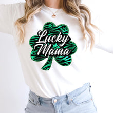 Load image into Gallery viewer, Lucky Mama Green Shamrock TRANSFER
