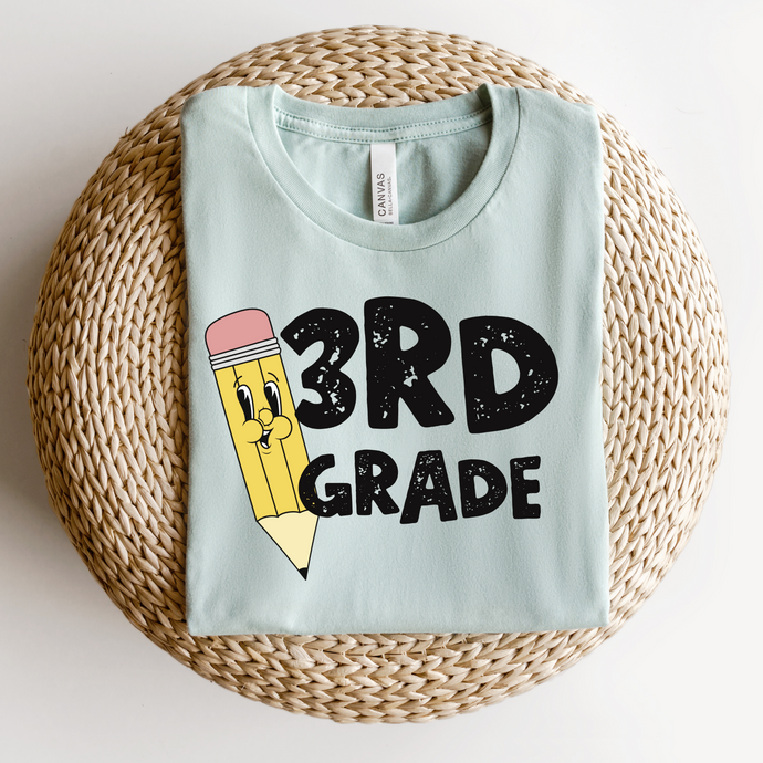 PENCIL 3RD GRADE  - DTF Transfer
