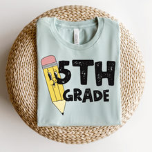 Load image into Gallery viewer, PENCIL 5TH GRADE  - DTF Transfer
