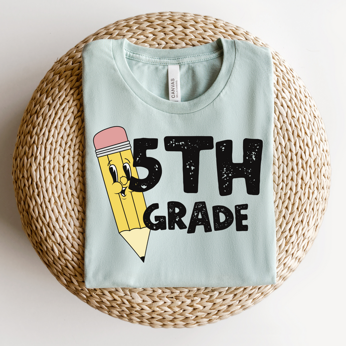 PENCIL 5TH GRADE  - DTF Transfer