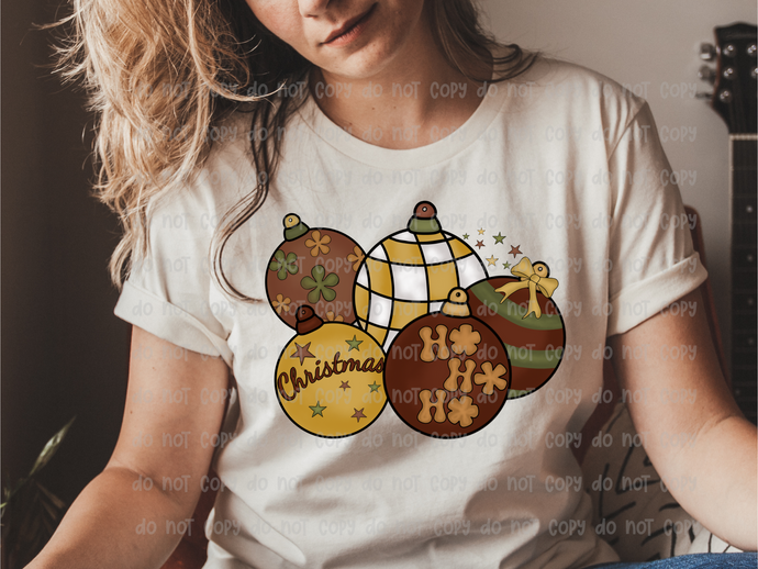 Christmas Bulb – DTF Transfer