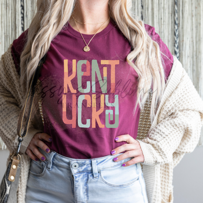 COLORFUL KENTUCKY – DTF Transfer