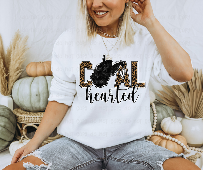 Coal Hearted - DTF Transfer