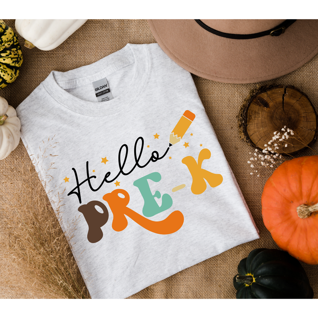 HELLO FALL PRE-K GRADE TRANSFER