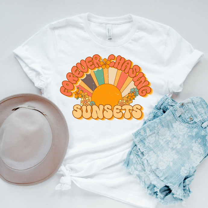 FOREVER CHASING SUNSET  - DTF Transfer