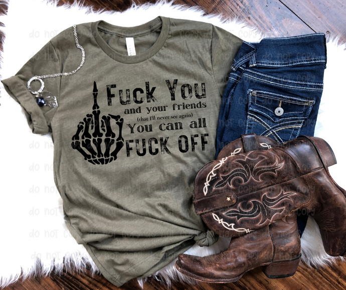 F You - DTF Transfer