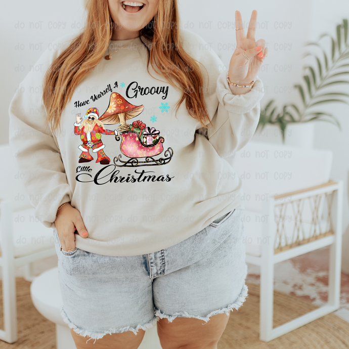 Groovy Little Christmas  – DTF Transfer