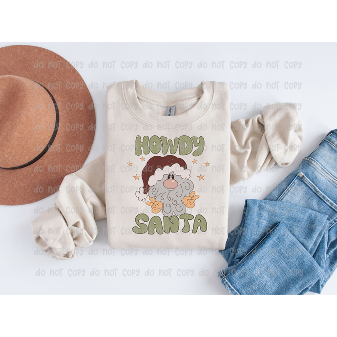 HOWDY SANTA SASSY – DTF Transfer