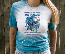 Load image into Gallery viewer, I Wear Teal and Purple For Someone I Miss TRANSFER
