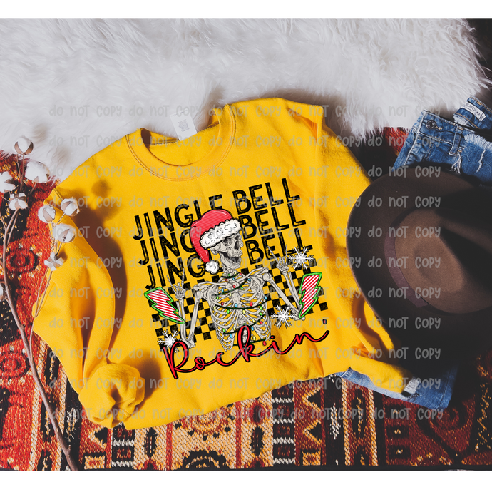 JINGLE BELL ROCKIN  – DTF Transfer