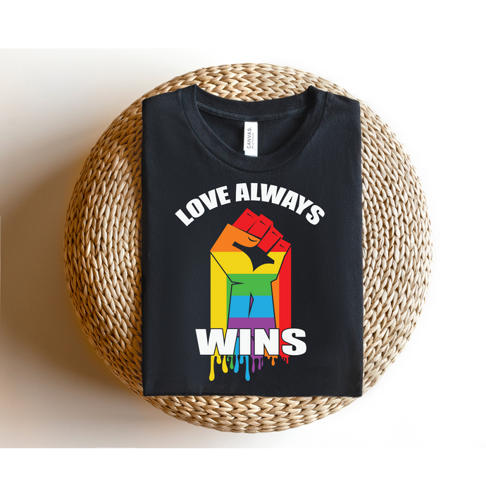 LOVE ALWAYS WINS  - DTF Transfer