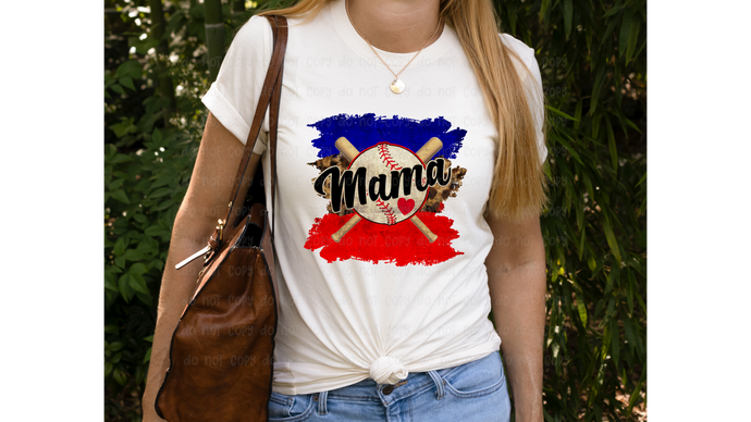 Mama Baseball  - DTF Transfer