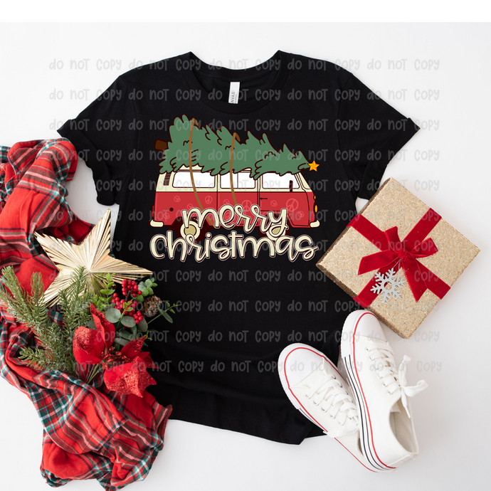 MERRY CHRISTMAS VAN  – DTF Transfer